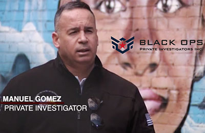 Private investigator Manuel Gomez discussing the Junior Guzman assassination case